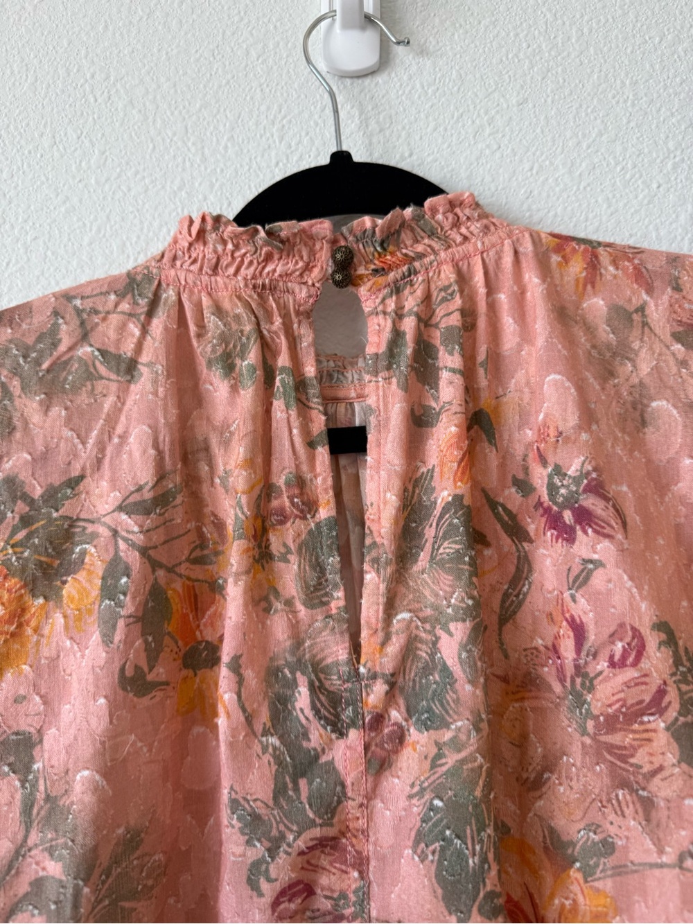 Pilcro Puff-Sleeve High-Neck Blouse - Picture 7 of 10